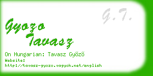 gyozo tavasz business card